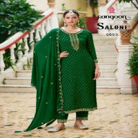 Rangoon Saloni Wholesale Pure Chinon With Fancy Work Readymade Suits