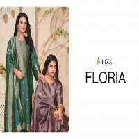 Ibiza Floria Wholesale Pure Banglory Silk With Handwork Straight Suits