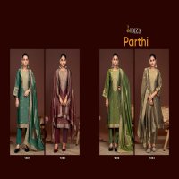 Ibiza Parthi Wholesale Pure Banglory Silk Simar Jacquard With Handwork Straight Suits