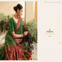 Kreshva Anamika Wholesale Georgette With Burnout Ethnic Sarees