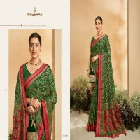 Kreshva Anamika Wholesale Georgette With Burnout Ethnic Sarees