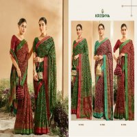 Kreshva Anamika Wholesale Georgette With Burnout Ethnic Sarees