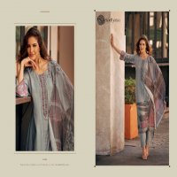 Sadhana Freya Wholesale Pure Muslin Silk With Fancy Work Salwar Suits