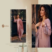 Sadhana Freya Wholesale Pure Muslin Silk With Fancy Work Salwar Suits