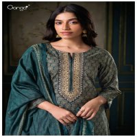 Ganga Mima S2847 Wholesale Premium Cotton With Embroidery Salwar Suits