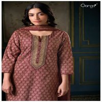 Ganga Mima S2847 Wholesale Premium Cotton With Embroidery Salwar Suits