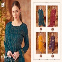 Alok Surya Wholesale Pure Zam With Exclusive Hand Work Dress Material