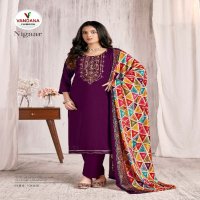 Vandana Nigaar Vol-10 Wholesale Pure Reyon With Neck Work Dress Material