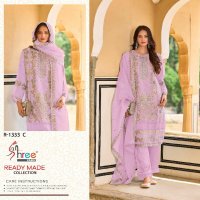 Shree Fabs R-1333 Wholesale Readymade Indian Pakistani Concept Suits