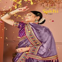 Suma Designer Sakhi D.no 8001 To 8009 Wholesale Party Wear Indian Sarees