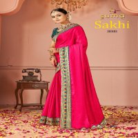 Suma Designer Sakhi D.no 8001 To 8009 Wholesale Party Wear Indian Sarees