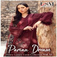 LSM PARIAN DREAM HEAVY LUXURY LAWN COLLECTION VOL 12 WHOLESALE DRESS