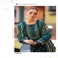 the hermitage bagh vol 2 jam satin classy look fancy salwar kameez