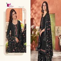 Varni Zeeya Tejaswini Wholesale Readymade Star Georgette Fabrics 3 Piece Suits