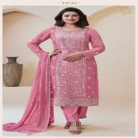 Vinay Kuleesh Kiara Wholesale Thread Embroidered Chinon Straight Suits