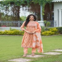 MYSTIC 9 SARA VOL 14 AMAZING READYMADE NAYRA CUT KURTI PANT DUPATTA COLLECTION