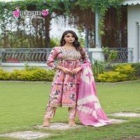 MYSTIC 9 SARA VOL 14 AMAZING READYMADE NAYRA CUT KURTI PANT DUPATTA COLLECTION