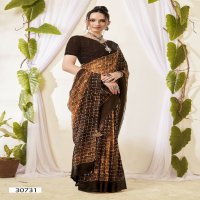 Vallabhi Pravita Wholesale Line Print Georgette Sarees