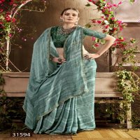 Vallabhi Raajisha Wholesale Solid With Swarovsaki Work Sarees