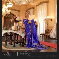 Rajtex Kanthkala Flora Wholesale Pure Satin Handloom Weaving Silk Sarees