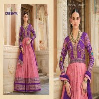 Kreshva Eva Wholesale Smooth Silk With Heavy Work Gown With Dupatta