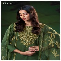 Ganga Owshika S3165 Wholesale Premium Cotton With Hand Work Salwar Suits