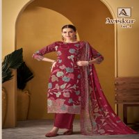 Alok Aviskar Vol-1 Wholesale Pure Zam Designer With Handwork Salwar Suits