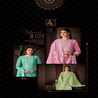 Alok Kasida Wholesale Pure Hand Weave Jacquard Designer With Hand Work Dress Material