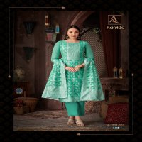 Alok Kasida Wholesale Pure Hand Weave Jacquard Designer With Hand Work Dress Material