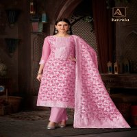 Alok Kasida Wholesale Pure Hand Weave Jacquard Designer With Hand Work Dress Material