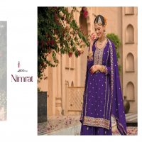 Eba Lifestyle Nimrat Wholesale Heavy Chinon Embroidery Work 3 Piece Suits