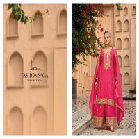 Eba Lifestyle Nimrat Wholesale Heavy Chinon Embroidery Work 3 Piece Suits