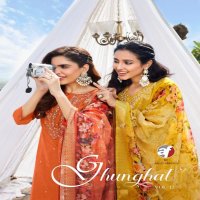 anju fab ghunghat vol 12 dola silk readymade exclusive big size suit for womens