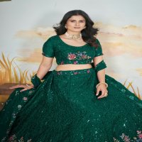 Anjani Art Aangan Vol-2 D.no 1079 To 1084 Wholesale Designer Lehengas Collection