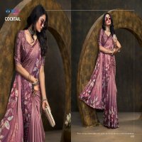 Vipul Cocktail Wholesale Satan Silk With Swaroski Work Sarees