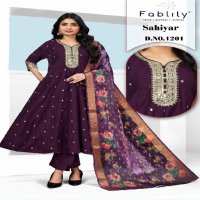 Fablily Sahiyar Wholesale Pure Silk With Embroidery Work 3 Piece Suits Combo