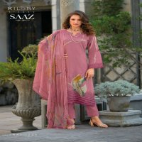 Kilory Saaz Wholesale Pure Jamm Cotton With Fancy Handwork Salwar Suits