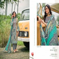 Riaz Arts Mallika Wholesale Pure Karachi Lawn With Work Dress Material