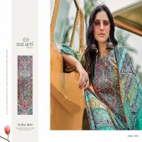 Riaz Arts Mallika Wholesale Pure Karachi Lawn With Work Dress Material
