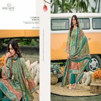 Riaz Arts Mallika Wholesale Pure Karachi Lawn With Work Dress Material
