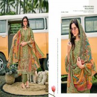 Riaz Arts Mallika Wholesale Pure Karachi Lawn With Work Dress Material