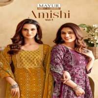 Mayur Amishi Vol-1 Wholesale Pure Cotton With Embroidery Readymade Cotton Suits