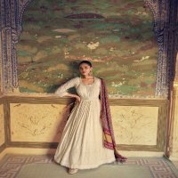 sayuri designer rubina georgette readymade exclusive design gown sets