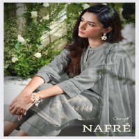 Ganga Nafre Wholesale Cotton Linen With Hand Work Salwar Suits