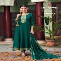 Rangoon Tarang Wholesale Chinon Silk Anarkali Top With Pant And Dupatta