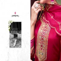 Rangoon Tarang Wholesale Chinon Silk Anarkali Top With Pant And Dupatta