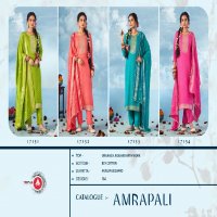 Triple AAA Amrapali Wholesale Organza Jacquard With Work Dress Material