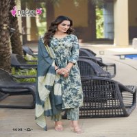Mystic 9 Pooja Vol-9 Wholesale Aliya Cut Kurti With Pant And Dupatta