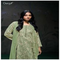 Ganga Aaliah S3187 Wholesale Premium Cotton With Embroidery Salwar Suits