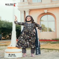 Dee Cee Ojal Wholesale Ghera Concept Kurtis With Pant And Dupatta